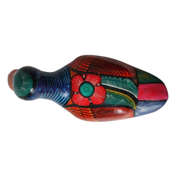 Vintage Tonala Duck Bird Mexican Pottery Folk Art - Picture 4 of 5